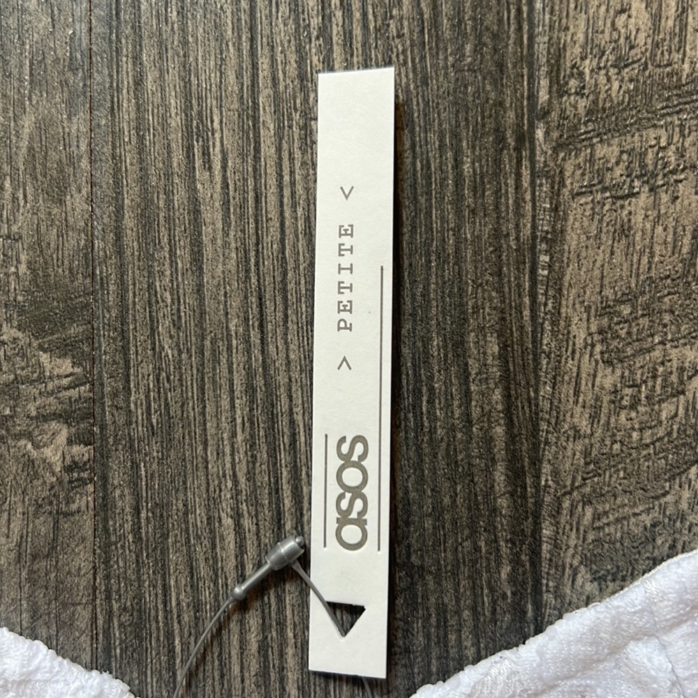 NWT asos bodysuit, white, 0 - Picture 2 of 6